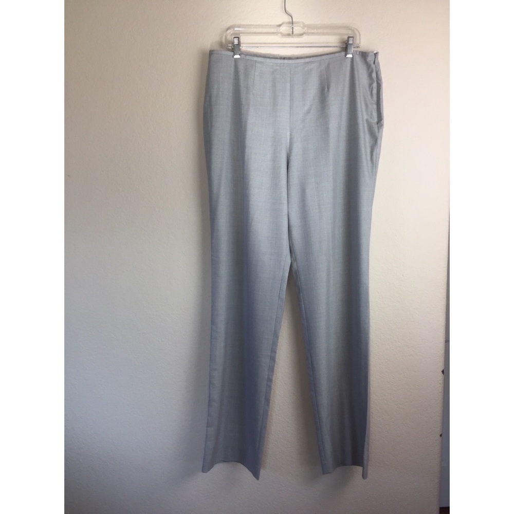 Escada straight leg wool and silk blend pants
